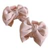 Balletcore Bow Preepy 2000s Claw Side Clip Hair Clip Princess Sweet GirlsBangs Bow Style Claw Bow Multicolored