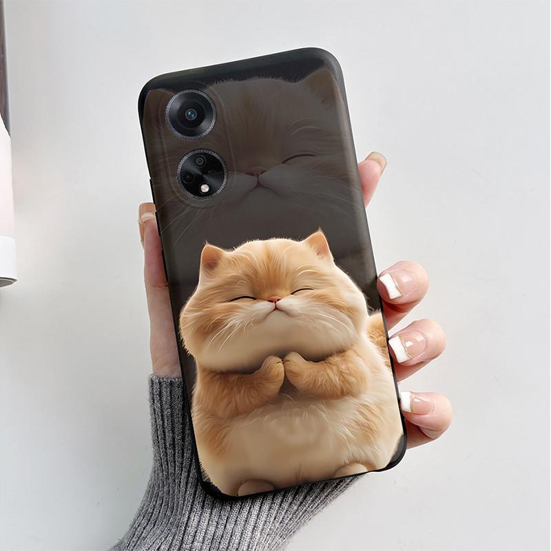 For OPPO A98 5G Case 2023 Cute Cat Cartoon Funny Dog Silicone Soft Back Cover For OPPO F23 CPH2527 OPPOA98 CPH2529 A1 5G Coque