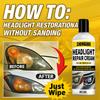 Professional Headlight Repair Agent - Improves Yellowing, Oxidation, and Fogging - Polishing Agent for Lenses, Creating Clearer and Bright