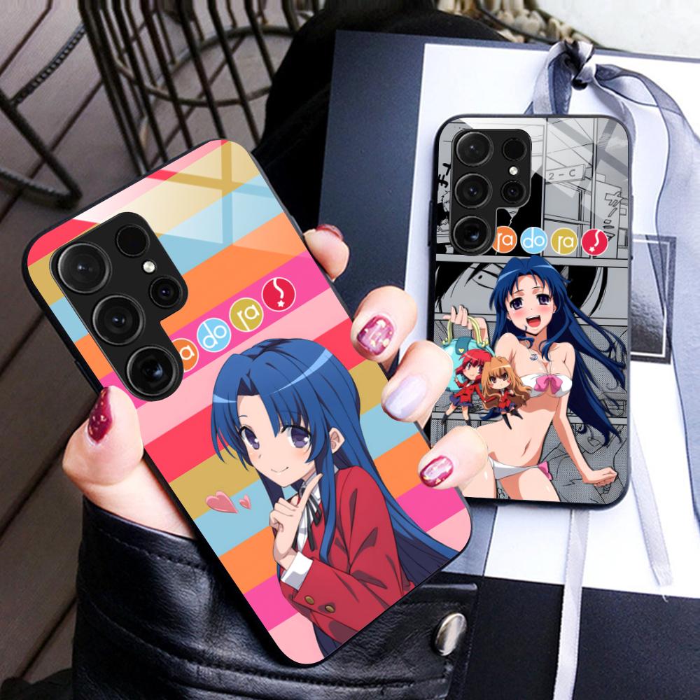 Toradora Kawashima Mobile Phone Case for Samsung Galaxy S26 S25 S24 S23 S22 S21 S20 Note20 Plus FE Ultra Glass Colorful Cover