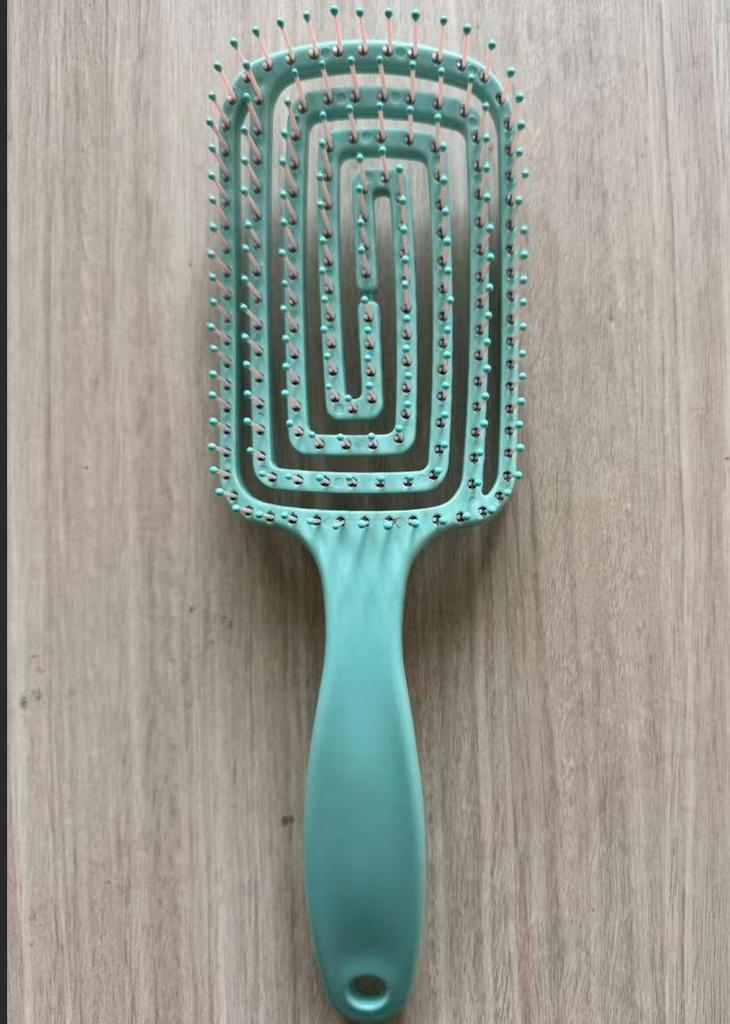 Fluffy Styling Skeleton Massage Comb for Women - Air Cushion KT Hairdressing Comb