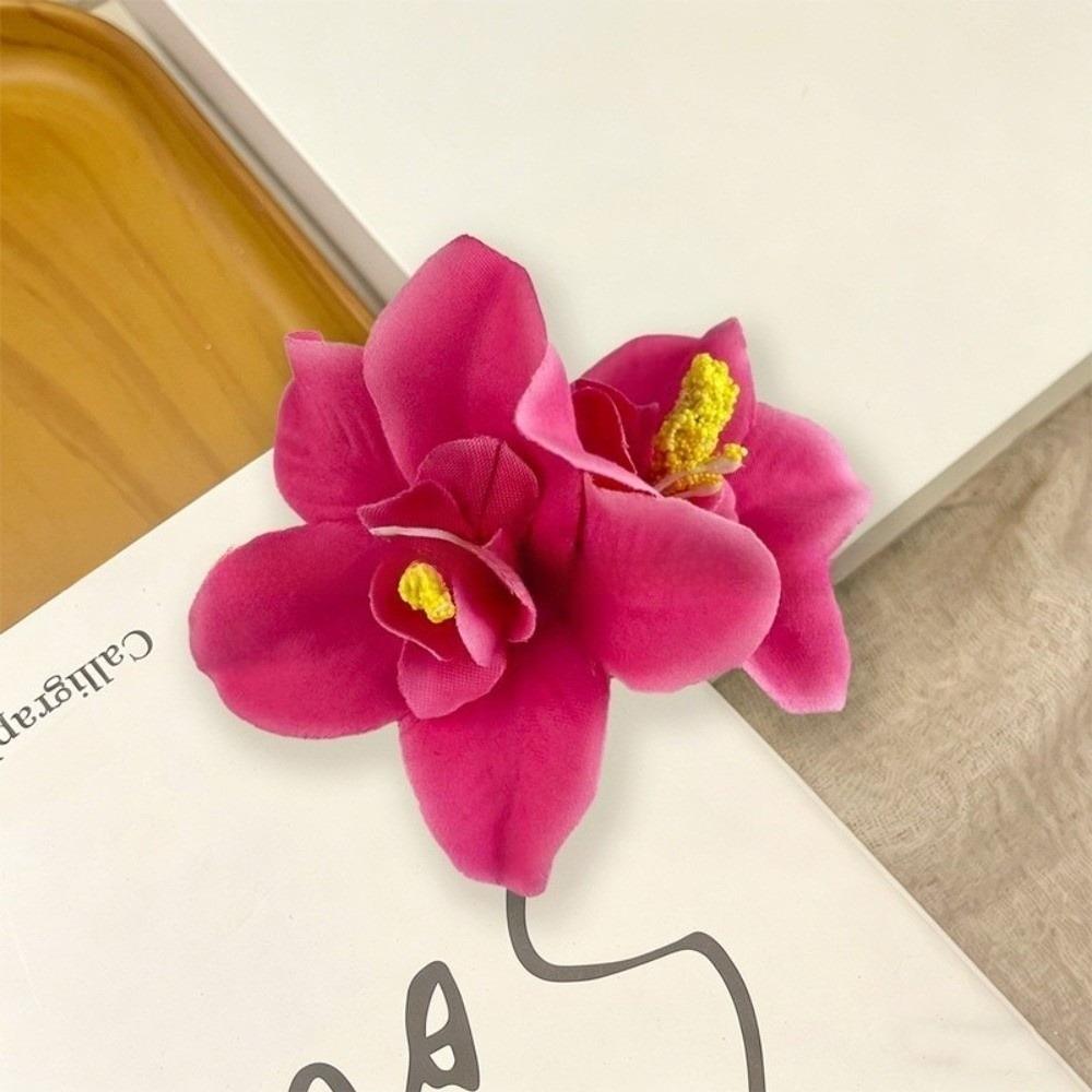 Cloth Orchid Hair Clip Plastic Headwear New Hair Accessories Sweet Accessory