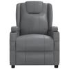 Fauteuil de massage - MAISON EXCLUSIVE - Anthracite - Similicuir PU - 3 positions inclinables - Massage 6 points