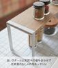 Yamazaki Jitsugyo Kitchen Rack Tosca Wide White 3155