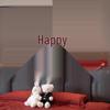 3D Wedding Xi Character Stickers & Crepe Paper Flowers for Bedroom and Living Room Decor