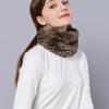 DOYOUKNOWMC 25FW Natural Rex Fur Cocoa Beige Neck Warmer