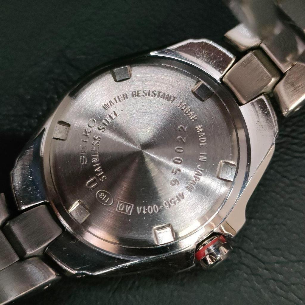 [USED] Seiko Perpetual Pink Silver Quartz Watch