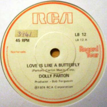 

7inch Record DOLLY PARTON / NOEL EDMONDS - Love Is Like A Butterfly / Noel Edm LB12 RCA 1980 UK Pop Used
