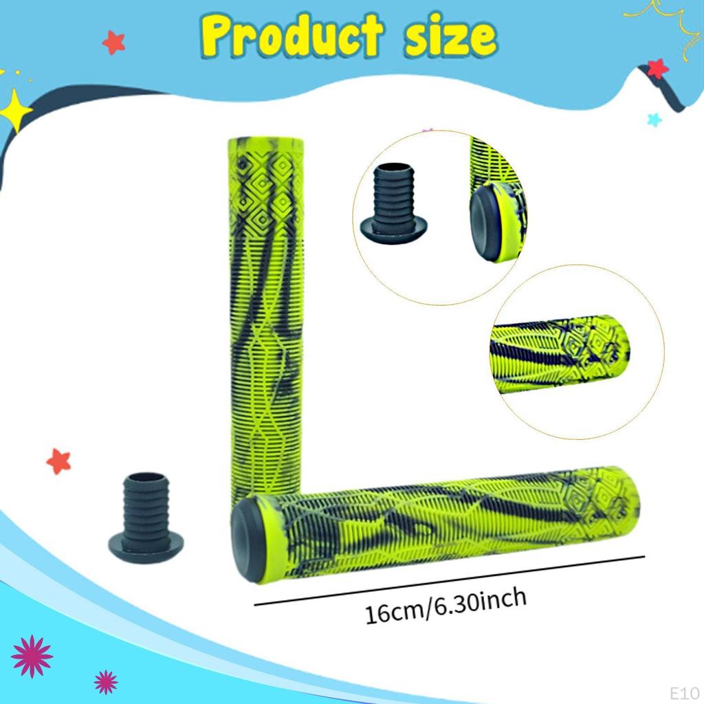 2 Pieces Bike Handlebar Grips Handle Bar Wraps Anti Slip High Performance