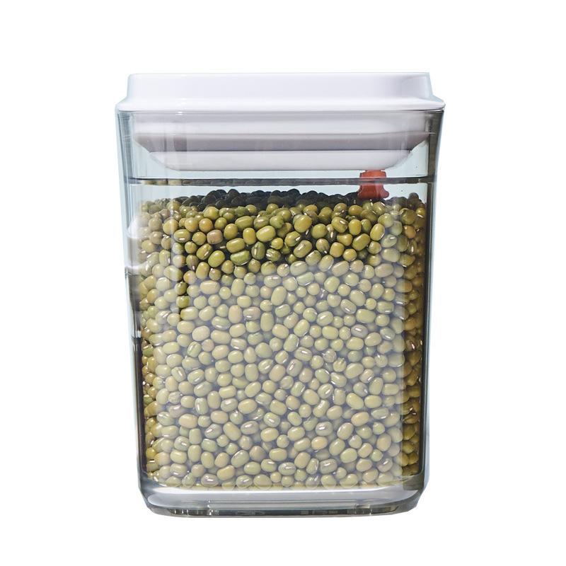 Cross-border Explosion Kitchen Food Grade Sealed Tank Grain Storage Tank Press Transparent Storage Tank Storage Tank