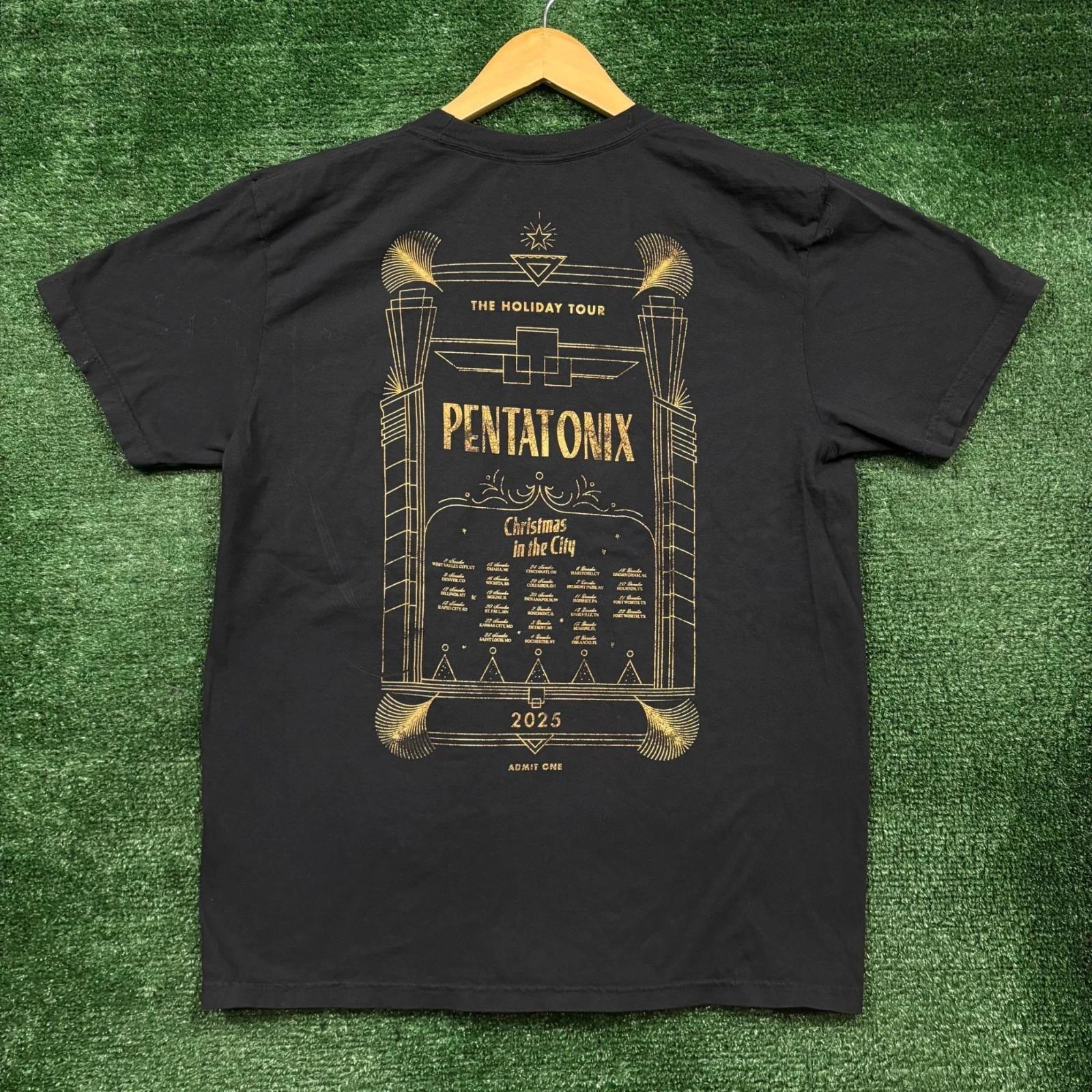 Pentatonix Christmas in The City The Holiday Tour T-shirt Size Large L