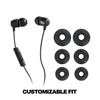 Skullcandy Jib USB-C Wired Earphones with Noise Isolation, In-Line Mic, Call and Track Controls for iPhone and Android, Includes Ear Gels, Custom Fit