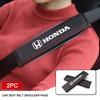 Car Logo Seat Headrest Neck Pillow Seat Belt Shoulder Protector Pads For Honda Civic Fit Jazz Accord Pilo CR-V Odyssey HRV Mugen