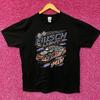 Busch Light Speed Racing Car Graphic Design T-Shirt
