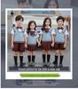Summer 2020 British Style Primary School Uniform Set for Boys and Girls