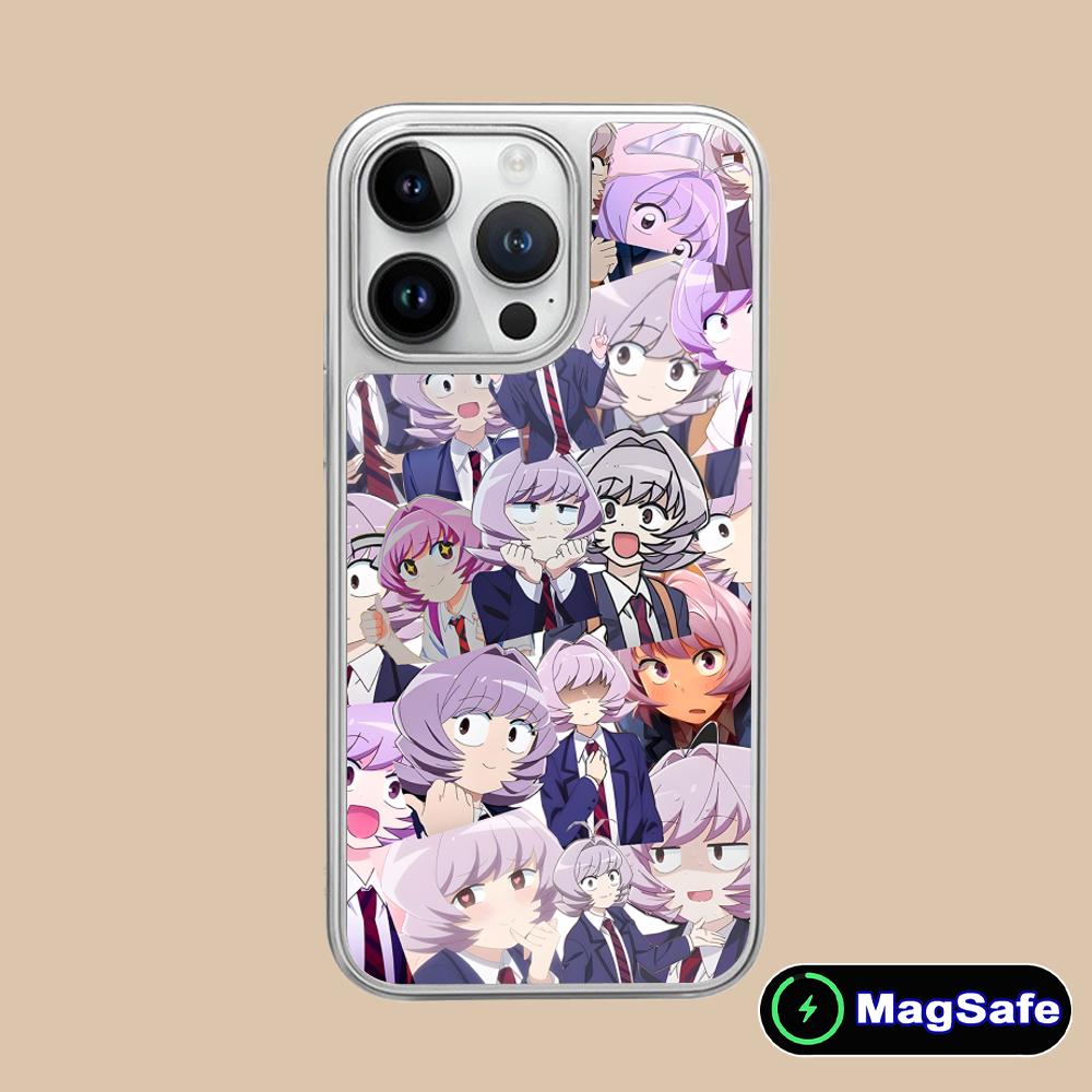 Anime Najimi Osana Mobile Phone Case for iPhone 17 16 15 14 13 12 11 Air Pro Max Plus Magsafe Silver Plating Colorful Cover