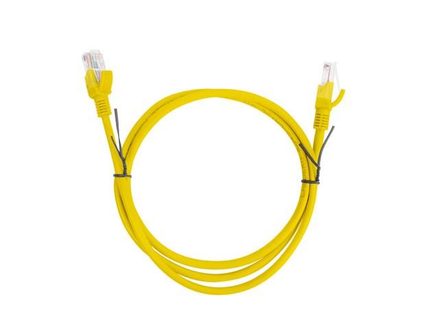 Patchcord Lanberg UTP Kat.5e 1m Żółty