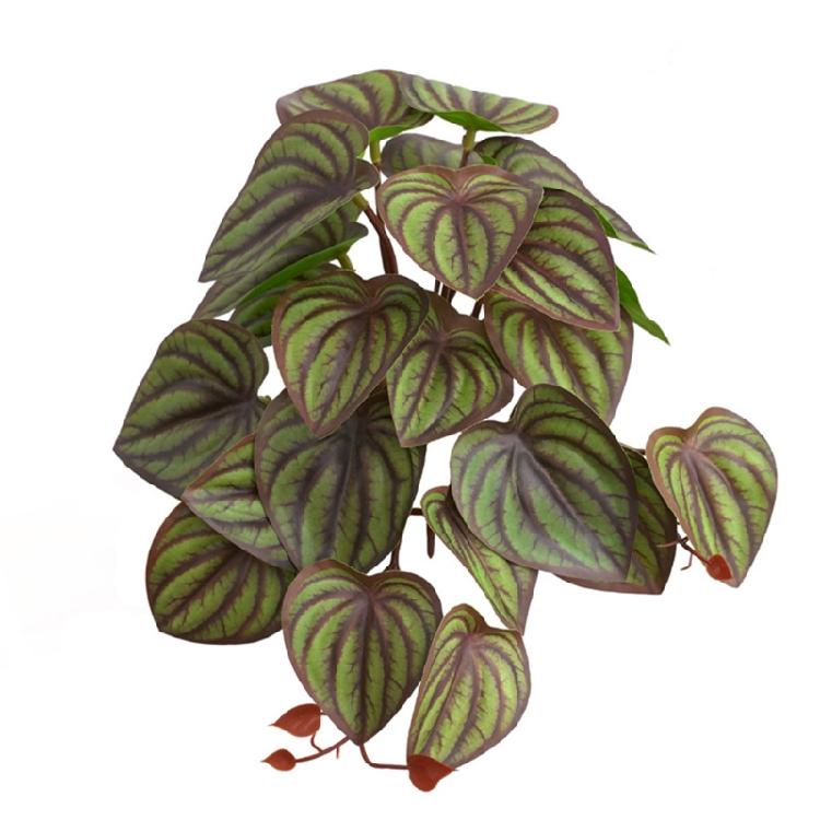 Artificial Amphibian Plants Terrarium Leaves Habitat Decor for Iguana for Turtle