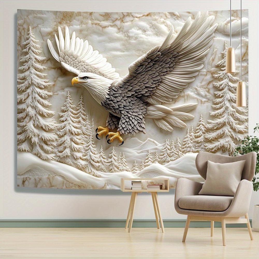 Soaring Eagle Tapestry  Perfect for Home Décor Adding Natures Majesty and Wilderness Charm to Your Living Space