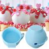 Forma Antiaderente para Cake Pop com Bolso de Ar 6cm Bola Redonda Assadeira para Cake Pops Uniformes Fácil Desmoldagem DIY Moldes para Argila e Doces