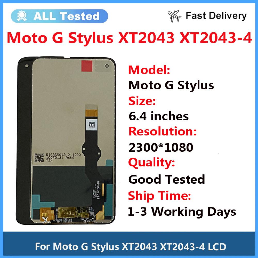 

LCD Screen and Digitizer Full Assembly For Moto G Stylus XT2043