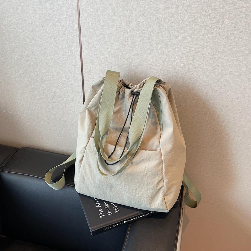 Multifunctional Women's Bag Backpack New Nylon Waterproof Shoulder Bag Student Versatile Class Handbag