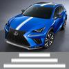 Universal Long Strip Car Hood Roof Tail Stickers Graphics Vinyl Film Trim Decals Set Auto SUV Tuning Accessories Body Decoration