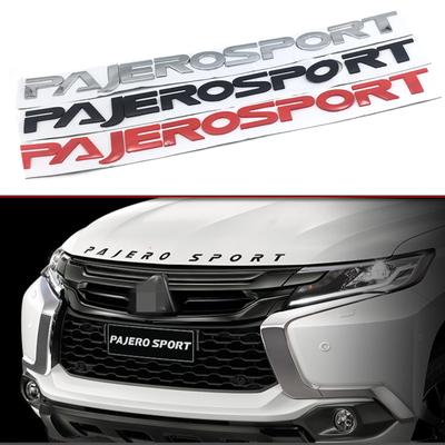 Car Front Hood Logo Emblem Badge Decal Sticker Nameplate For Pajero Montero Sport Suv Pajerosport
