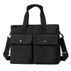 Large Capacity Tote Bag Fashionable Simplistic Single Shoulder Commuter Bag Casual Travel Nylon Men's Crossbody Bag
