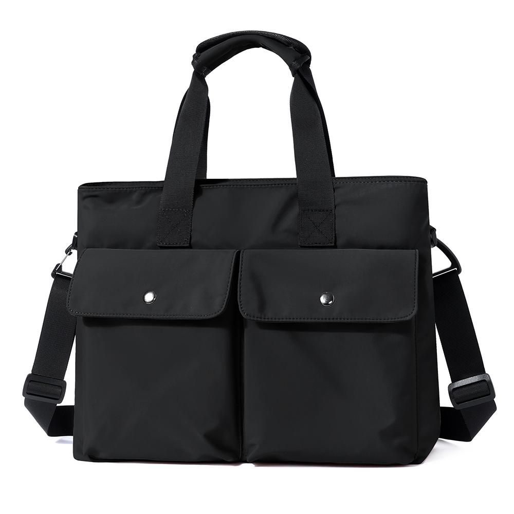 Large Capacity Tote Bag Fashionable Simplistic Single Shoulder Commuter Bag Casual Travel Nylon Men's Crossbody Bag