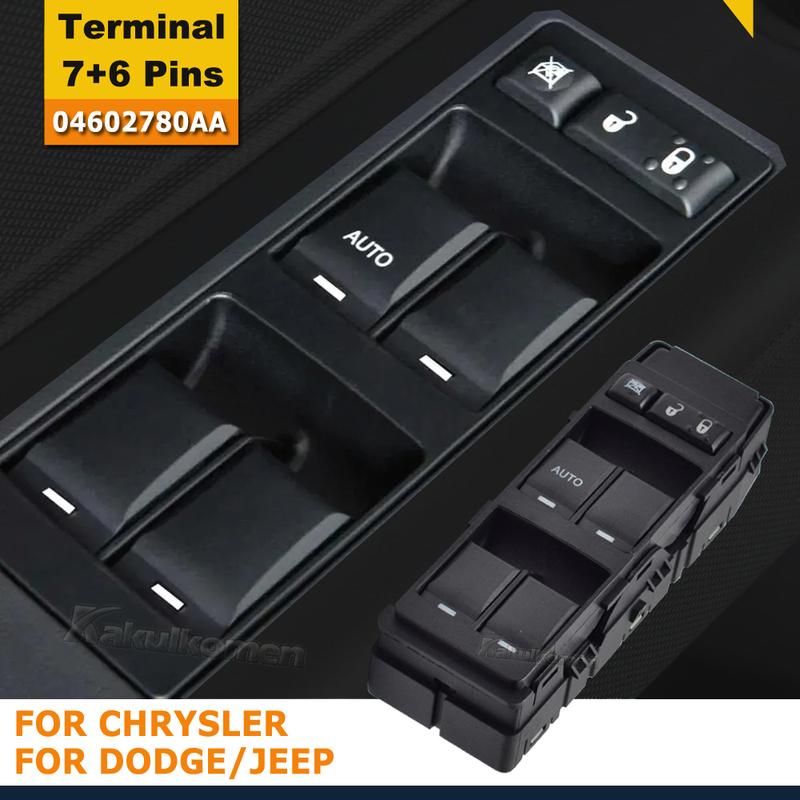 Power Master Window Control Switch for Dodge Chrysler Jeep Avenger Caliber Patriot 04602780AA