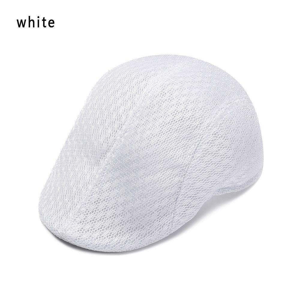 Men Women Adjustable Casual Breathable Beret Hats Gatsby Hats Sun Caps Mesh Caps