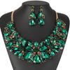 2026 Luxury Necklace Earrings Two-piece Full Diamond Fashion Chain Bridal Dress Wedding Banquet Accessories Women