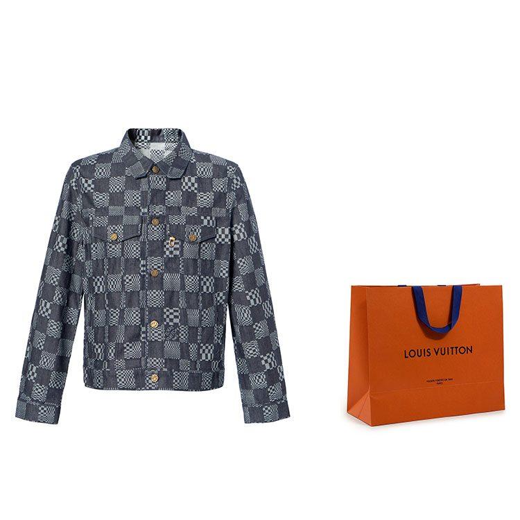 Louis Vuitton Distorted Damier Denim Jacket 1A8WBL