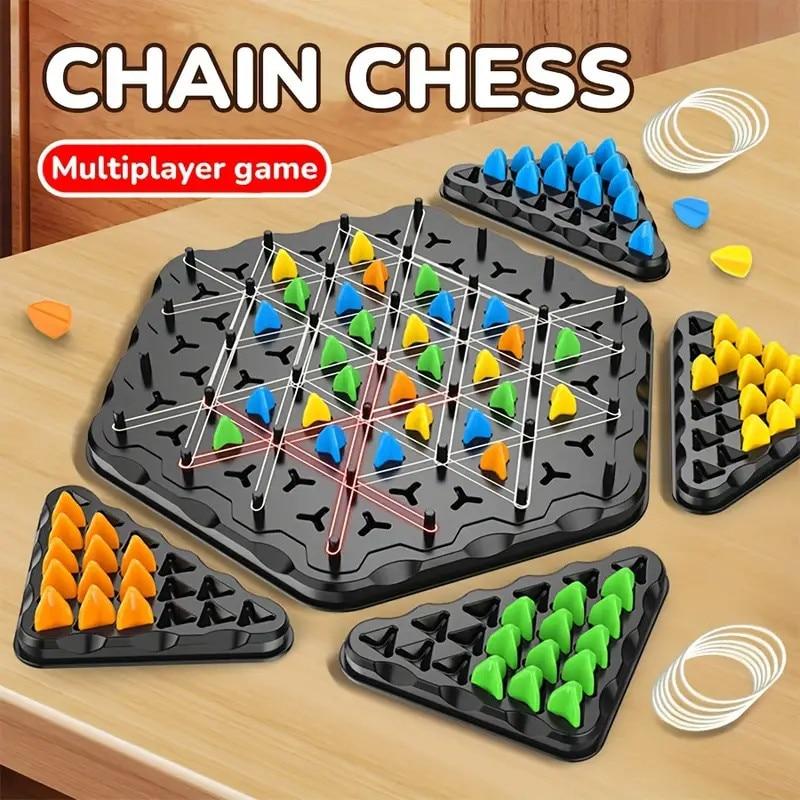 Kidsbele® Board Game for Kids, Elastic Logic Game, Multiplayer Strategy and Focus Game, 2-4 Players, Ages 3+