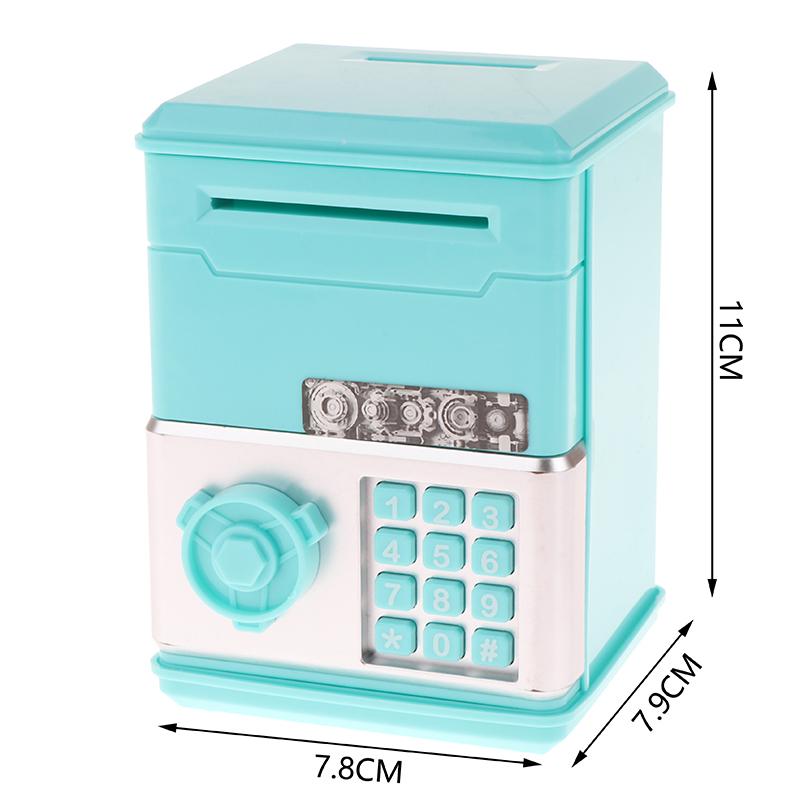 Kids Money Bank Password Piggy Bank Mini Atm Cash Coin Money Box For Kids Birthday Toy