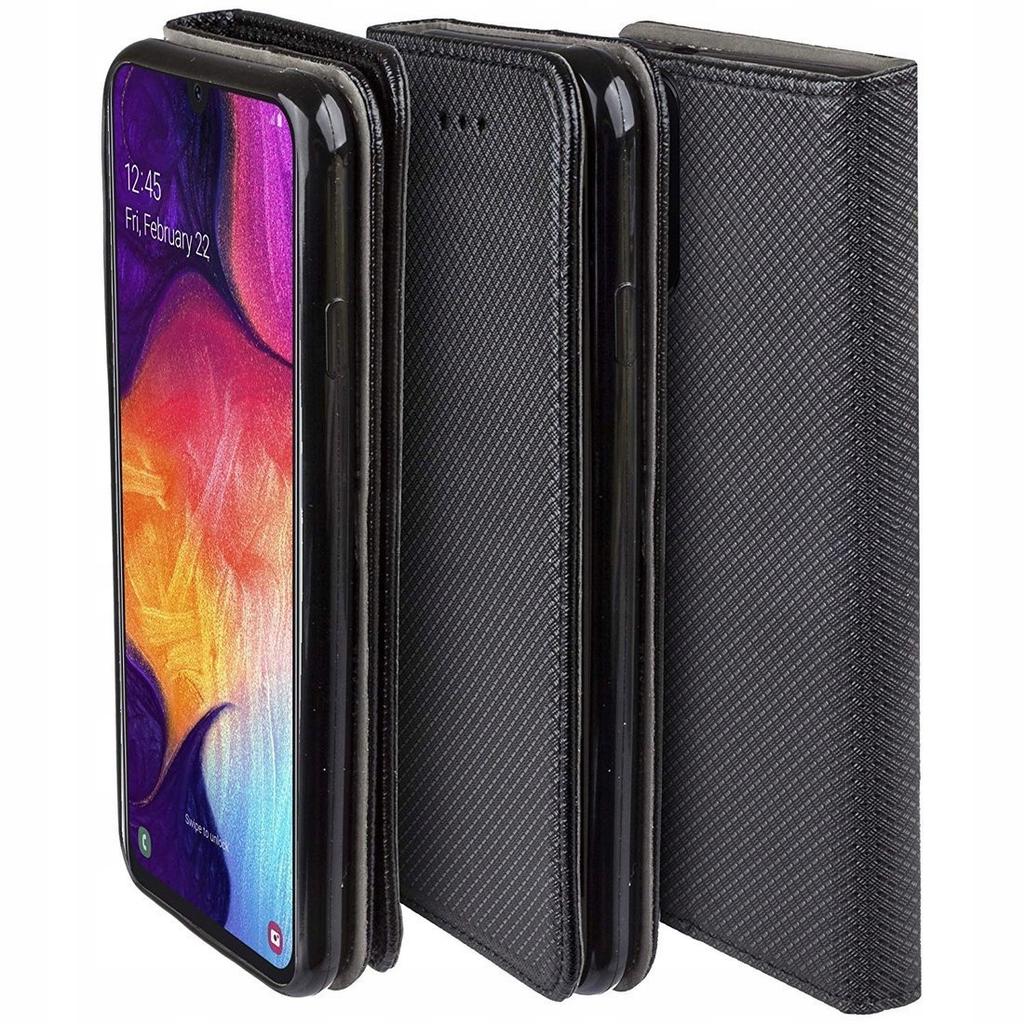 Case with a FLIP for Huawei P40 PRO SMART BOOK MAGNET CASE BLACK+GLASS