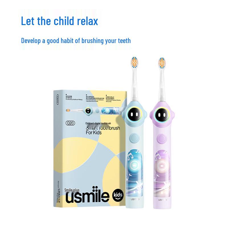 

usmile Q20 Kids Digital Electric Toothbrush Dual Pack