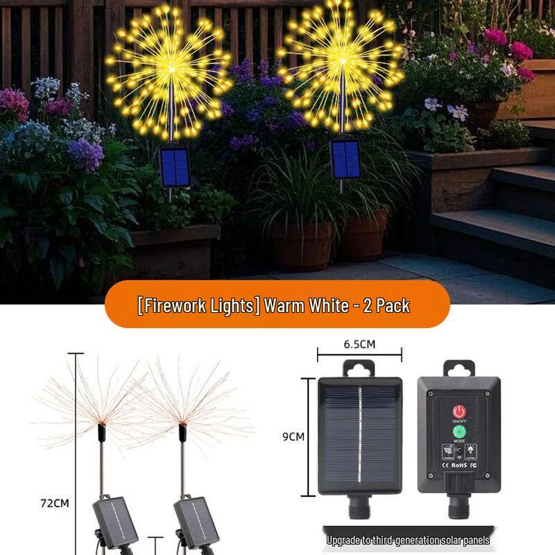 Solar Powered Starburst Garden Lights
