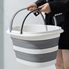 Foldable Household Car Wash and Laundry Bucket: Large Capacity, Thickened, Handheld, Portable, and Telescopic Design.