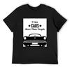 Ich mag Autos mehr als Menschen T-Shirt Anime-Figuren Bluse Herren T-Shirt Oversize schlichte schwarze T-Shirts Herren