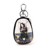 Fashion Cartoon PU Key Bag Ladies Portable Key chain for Car Key Case Cover Girls Lovely Key Wallets Zipper Key ring Holder
