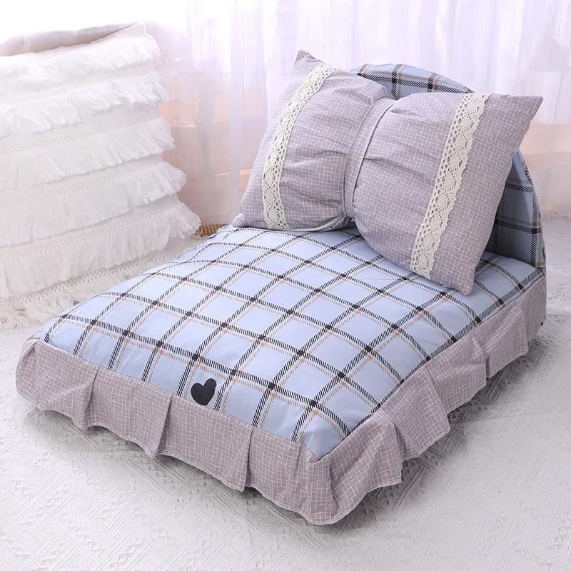 Princess Cat House Dog Bed Soft Washable Small Dogs Kennel Kitten Sofa Bed Sleeping Mats Comfortable Cat Nest Pet Supplies