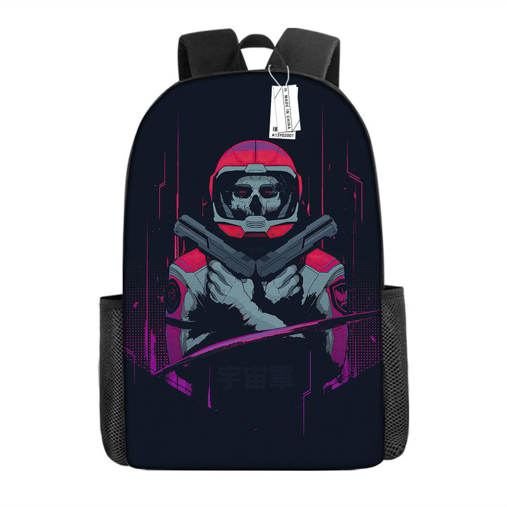 Astronaut Backpack Primary And Secondary School School Bag Grade 1-6 Backpack Creative Printed Backpack