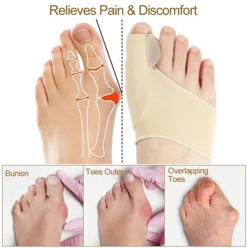Hallux Valgus Bunion Corrector Toe Separator Adjustable Orthotics Feet Bone Straightener for Pain Relief