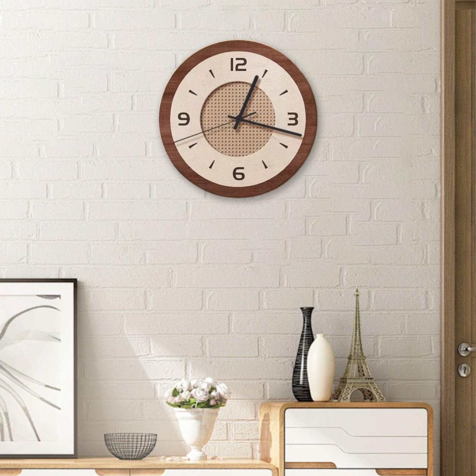 

Wall Clock Modern Hanging Art Clock for Kitchen Study Room Housewarming Gift