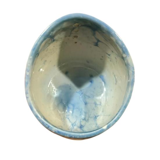 Ciotola Spogliaerbe per Erbe in Ceramica Tazza Spelafoglie per Erbe Fatta a Mano con Diverse Dimensioni di Fori Rotondi Strumenti Efficienti per Rimuovere le Foglie