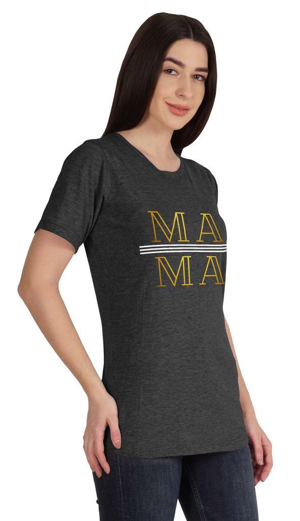 Inkmeso Mama Graphic Tshirt Short Sleeve Women Cotton Tee Casual Blouse