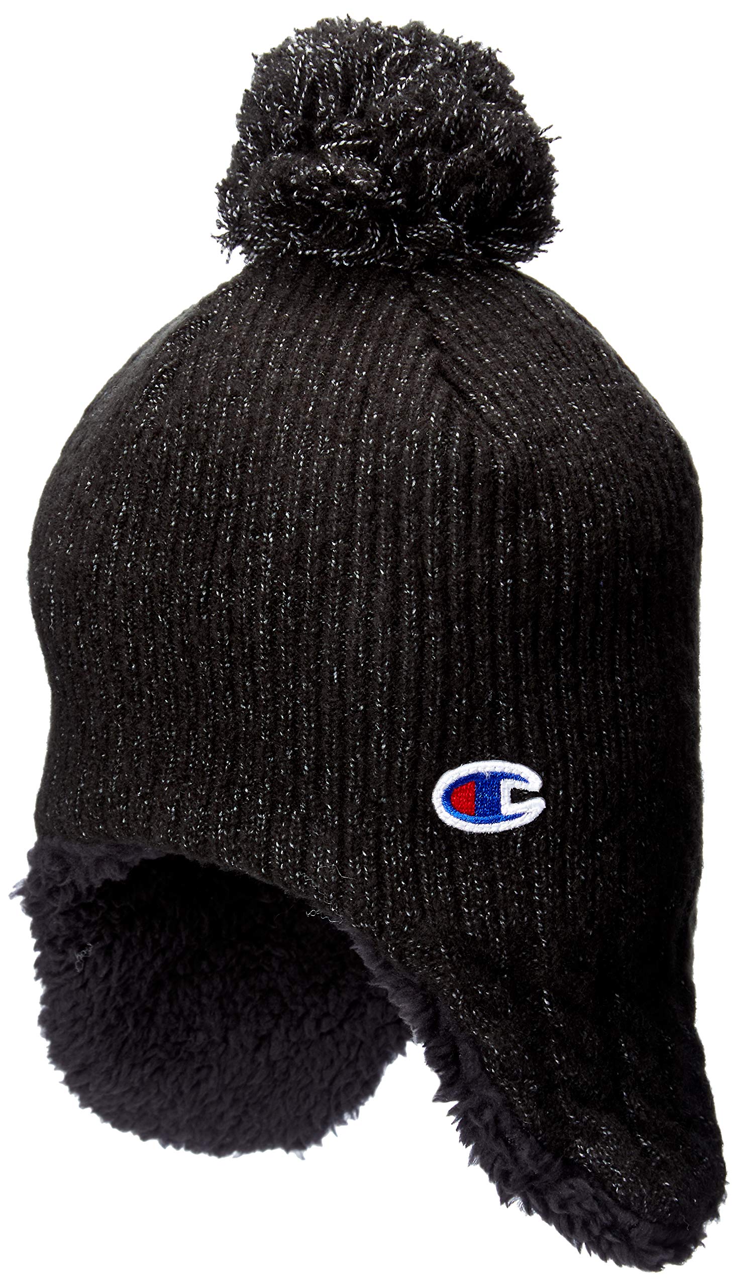 

Champion Winter Knit Sizes cm Kids Cap, Fleece-Lined, Black, 53.0-55.0 (454-0010) чёрный