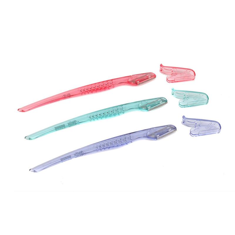3/8Pcs Colorful Eyebrow Trimmer Makeup Knife Eyebrow Blades Face Hair Removal Safe Scraper Shaver Makeup Beauty Tools